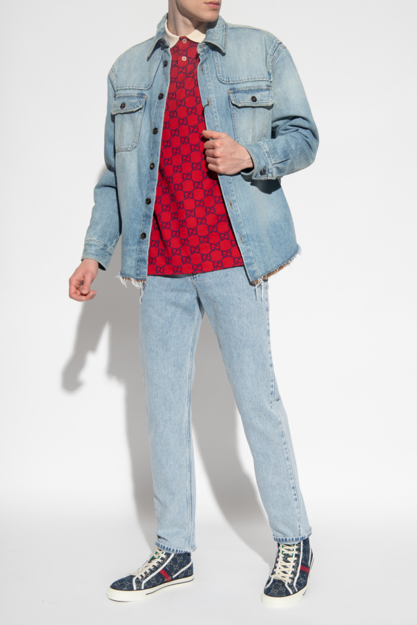 SchaferandweinerShops CK - Embroidered polo shirt Gucci